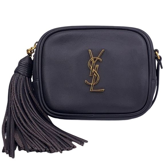 Saint Laurent Tassel Gray Bag Blogger - Picture 1 of 8